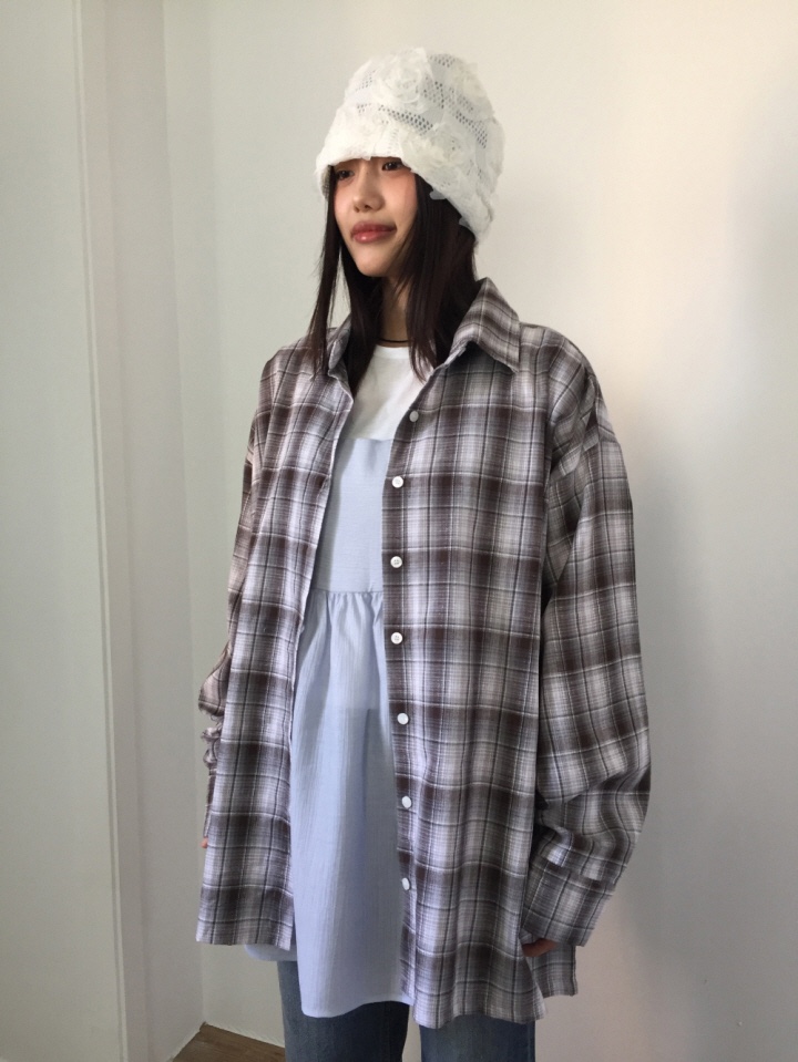 SHOTGUN韓國㊣直郵東大門代購女裝新品推薦25春夏襯衫蕾絲衫SHOTGUN襯衫/蕾絲衫