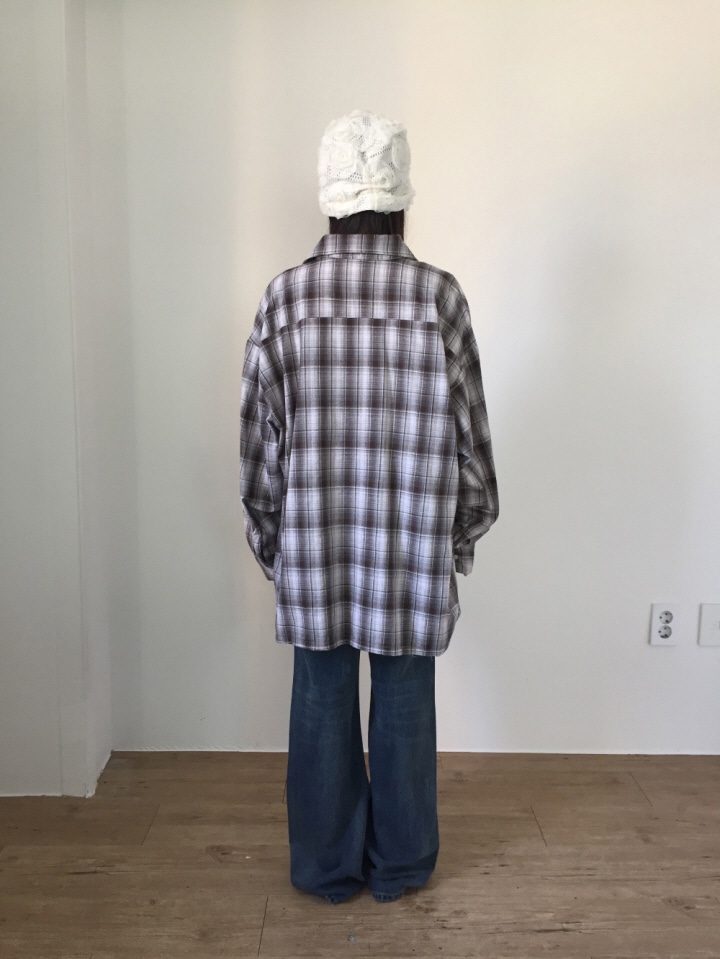 SHOTGUN韓國㊣直郵東大門代購女裝新品推薦25春夏襯衫蕾絲衫SHOTGUN襯衫/蕾絲衫