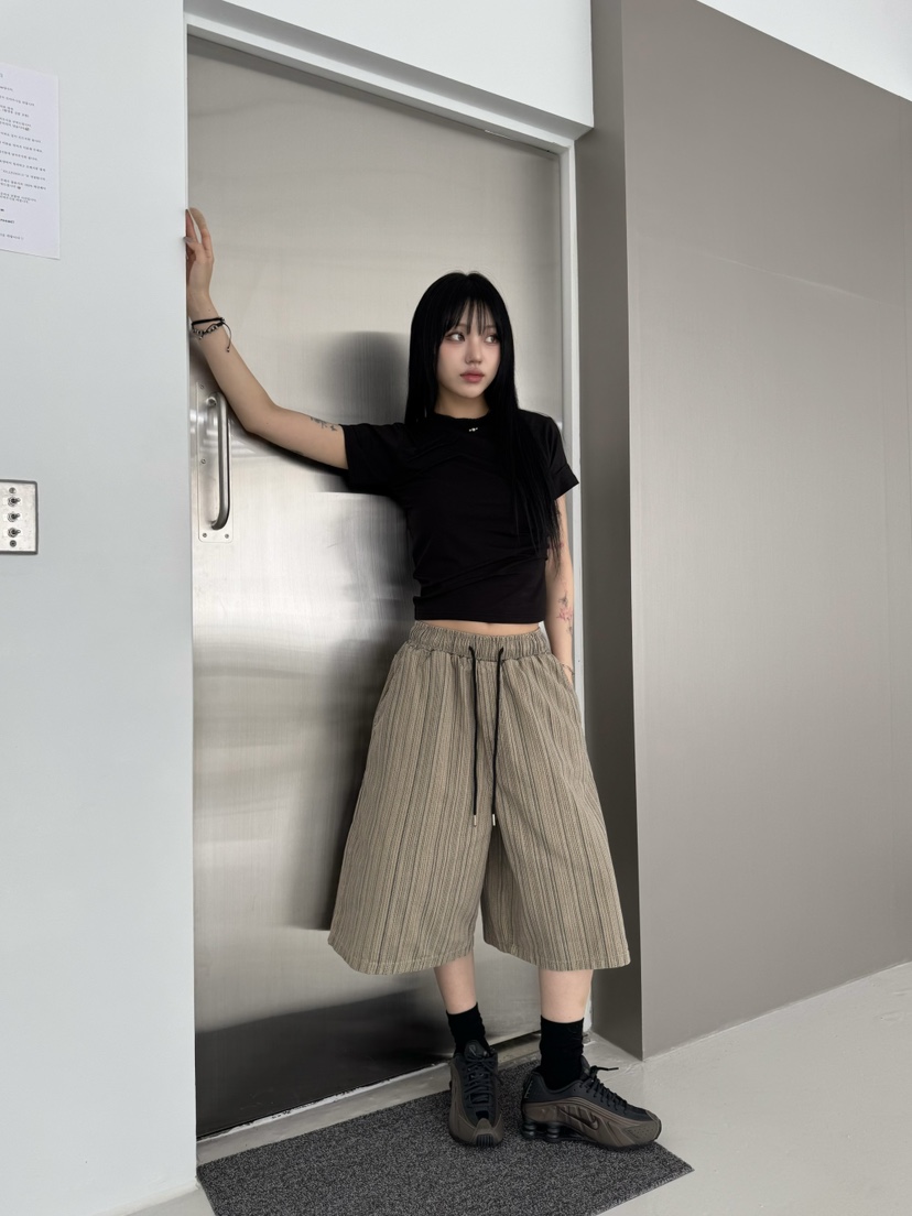 SEEOT直郵韓國代購㊣女裝新品推薦熱賣人氣休閑時尚25春夏短褲GGD短褲