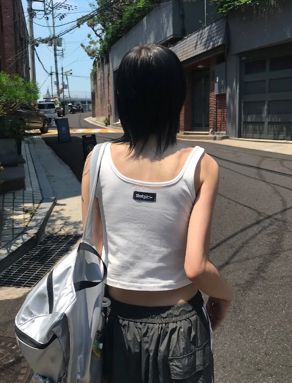 SHOTGUN韓國㊣直郵東大門代購女裝新款熱賣人氣25春夏吊帶背心SHOTGUN吊帶/背心