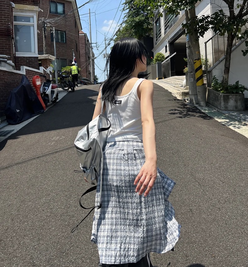 SHOTGUN韓國㊣直郵東大門代購女裝新款熱賣人氣25春夏吊帶背心SHOTGUN吊帶/背心