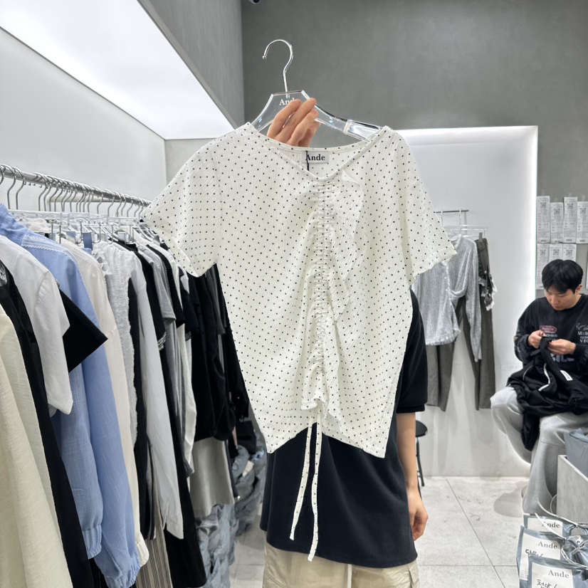ANDE直郵韓國代購㊣女裝新款25春夏時尚人氣推薦休閑熱賣T恤ANDET恤
