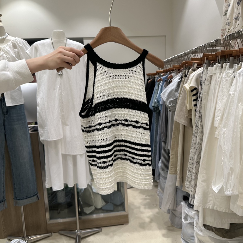 MELO直郵韓國代購㊣女裝新品休閑推薦時尚熱賣25春夏吊帶背心MELO吊帶/背心