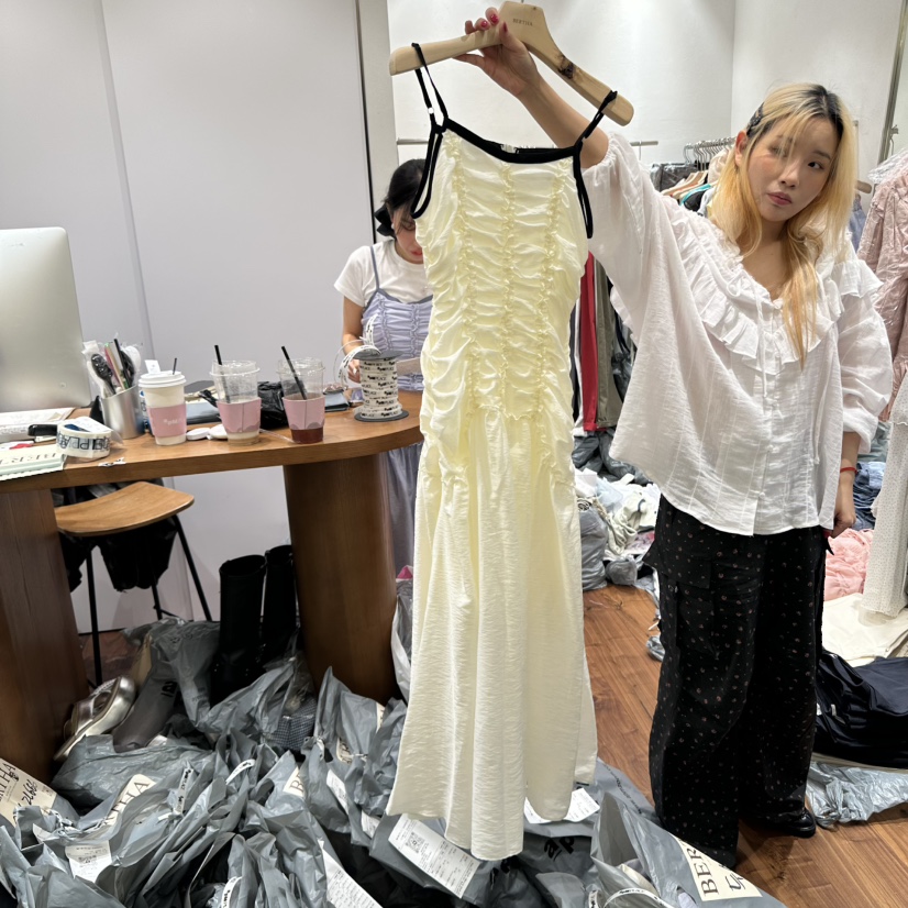 BERTHA韓國㊣直郵東大門代購女裝新品時尚推薦熱賣連衣裙長款BERTHA連衣裙圖色2