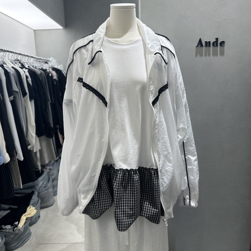 ANDE韓國㊣直郵東大門代購女裝新款休閑人氣25春夏夾克不含內搭ANDE夾克