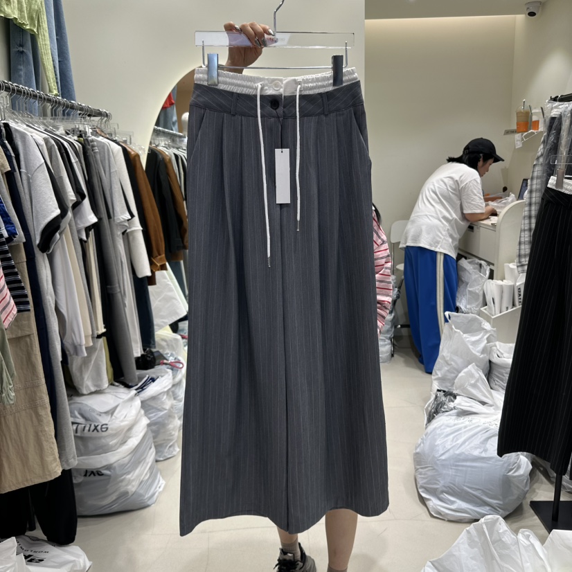 AT THE END韓國直郵㊣女裝新款時尚人氣休閑推薦25春夏休閑褲AT THE END休閑褲