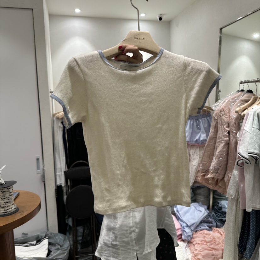 BERTHA韓國直郵㊣女裝新品推薦時尚人氣熱賣休閑25春夏T恤套裝BERTHAT恤