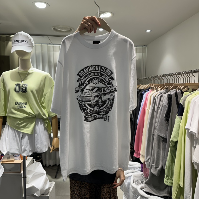 THE LOT直郵韓國代購㊣女裝新品時尚推薦休閑人氣熱賣25春夏T恤THE LOT/ LOTT恤