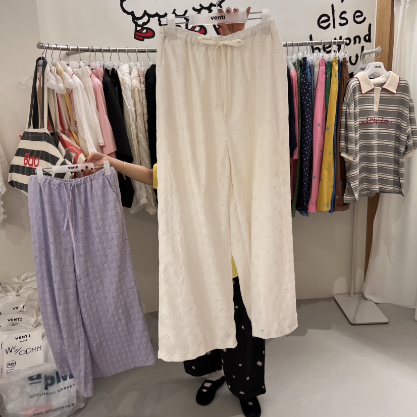VENTI韓國直郵㊣東大門實拍女裝新品休閑人氣25春夏熱賣休閑褲VENTI休閑褲圖色2