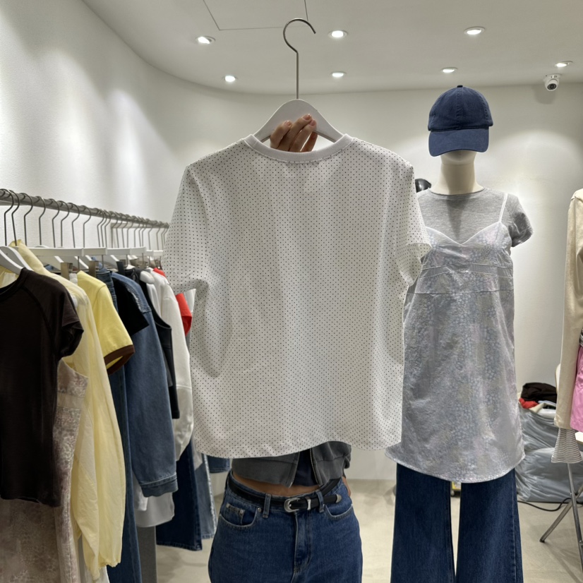 INNI韓國㊣直郵東大門代購女裝新品休閑時尚熱賣25春夏推薦T恤inniT恤