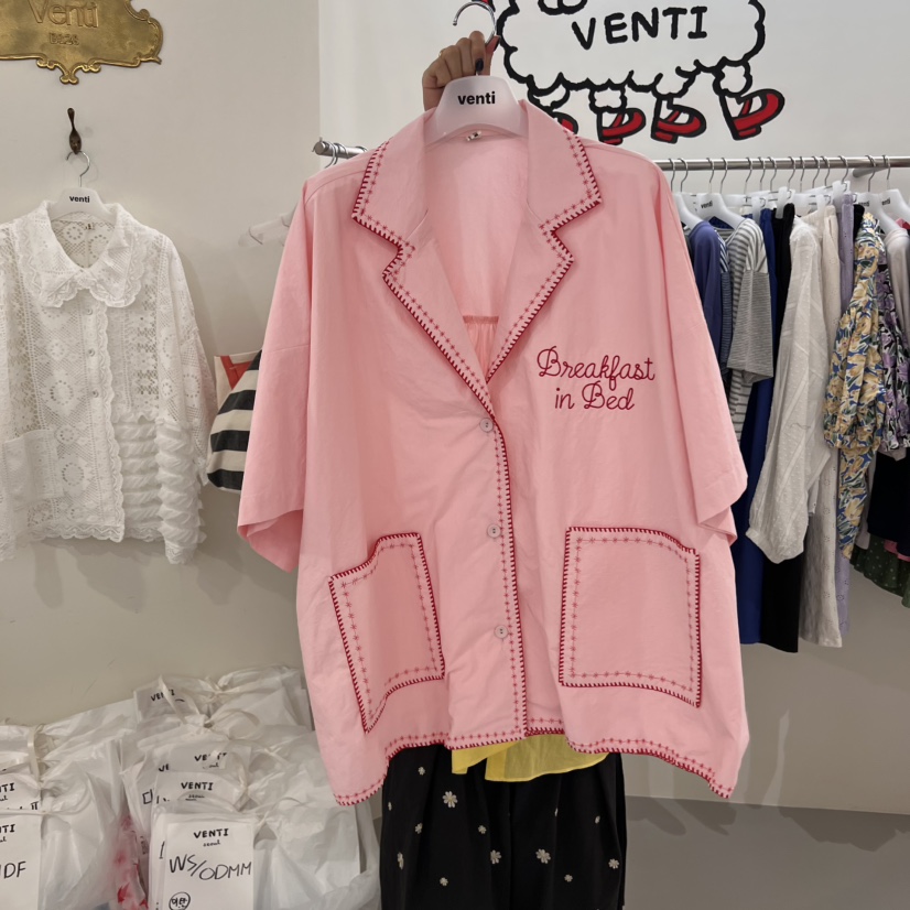 VENTI韓國直郵㊣女裝新品25春夏熱賣休閑人氣時尚推薦夾克VENTI夾克圖色2