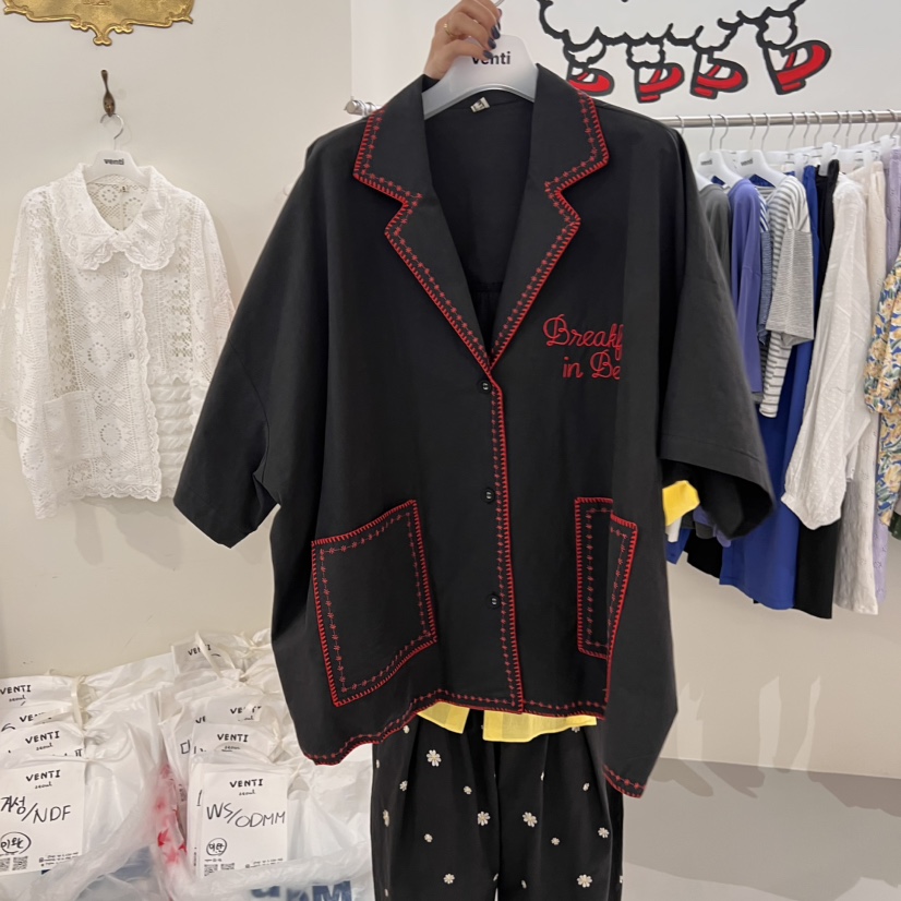 VENTI韓國直郵㊣女裝新品25春夏熱賣休閑人氣時尚推薦夾克VENTI夾克圖色3