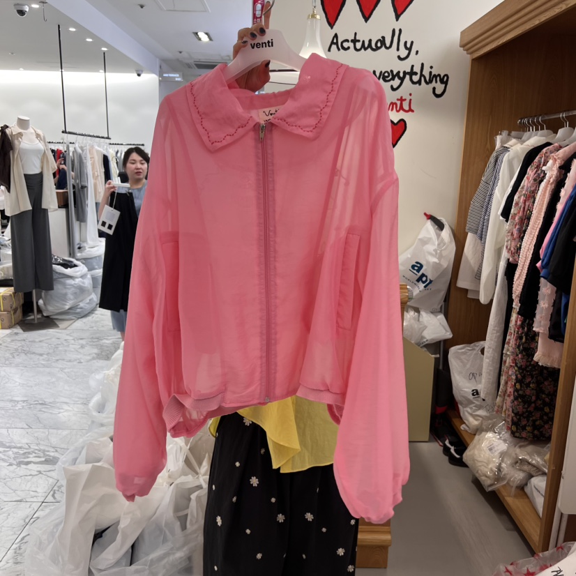 VENTI韓國直郵㊣東大門實拍女裝新款人氣時尚休閑推薦熱賣夾克VENTI夾克圖色1