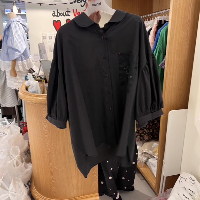 VENTI直郵韓國代購㊣女裝新品推薦熱賣休閑25春夏襯衫蕾絲衫VENTI襯衫/蕾絲衫圖色6