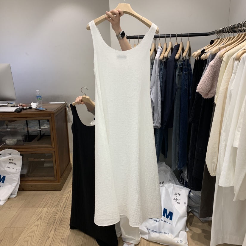 OURIN韓國㊣直郵東大門代購女裝新品25春夏推薦時尚休閑連衣裙OURIN連衣裙