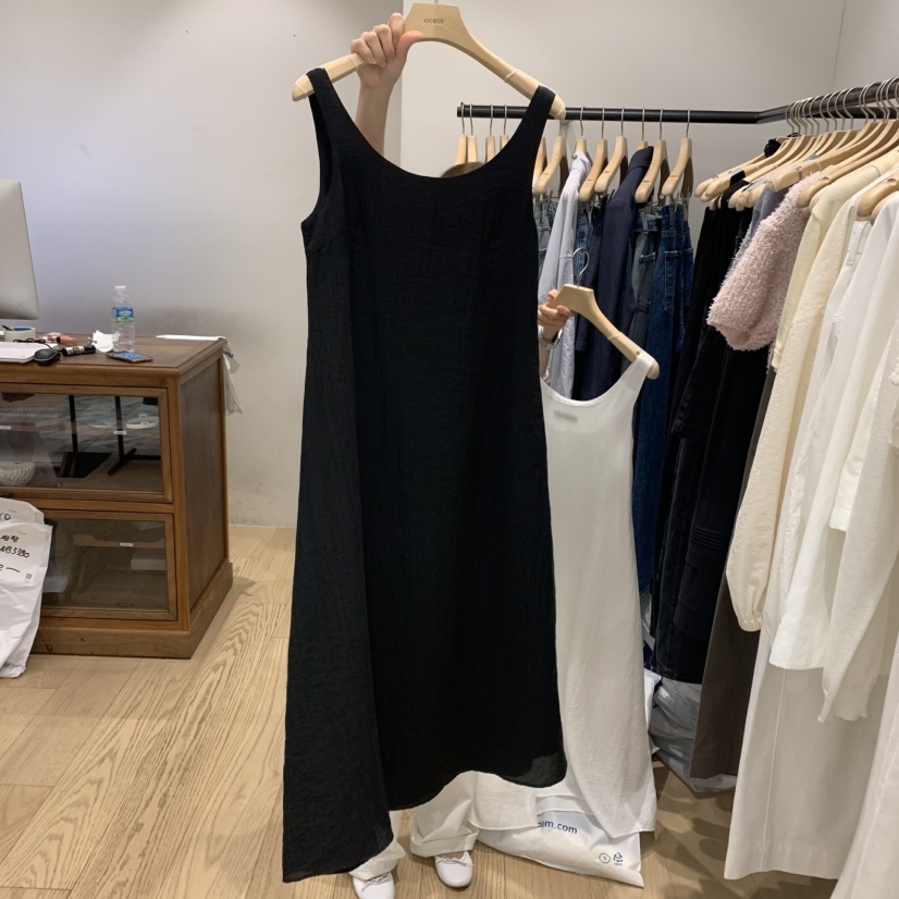 OURIN韓國㊣直郵東大門代購女裝新品25春夏推薦時尚休閑連衣裙OURIN連衣裙圖色2