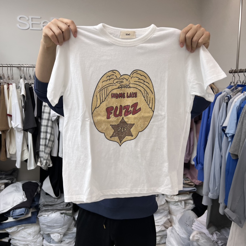 LEESEED-A韓國㊣直郵東大門代購女裝新品熱賣25春夏推薦T恤SEeD/LEESEEDT恤圖色2