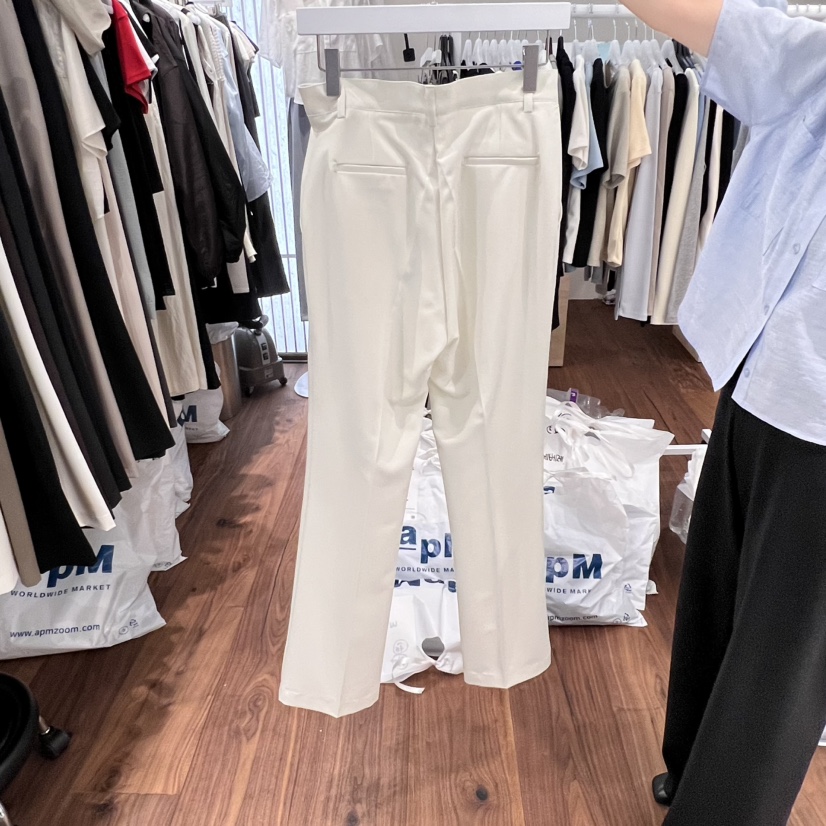 UNDERSTANDING韓國直郵㊣女裝新品熱賣25春夏休閑褲修身喇叭UNDERSTANDING休閑褲