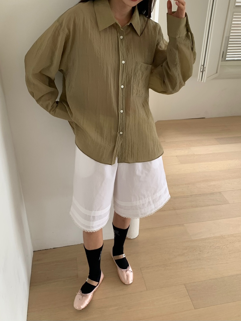 LOVE MY SANTA韓國直郵㊣女裝新品休閑時尚人氣襯衫蕾絲衫Santa/LOVE MY SANTA襯衫/蕾絲衫圖色2
