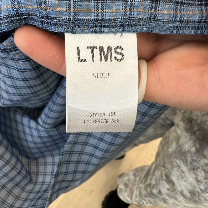LTMS韓國㊣直郵東大門代購女裝新款休閑時尚熱賣襯衫蕾絲衫LTMS襯衫/蕾絲衫
