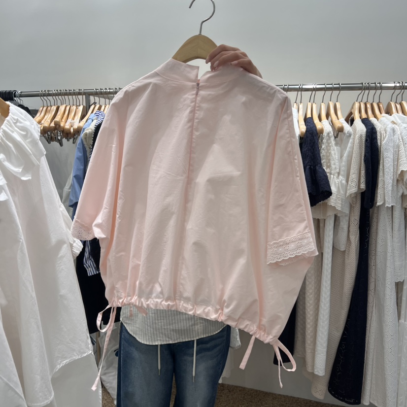 A韓國㊣直郵東大門代購女裝新品休閑推薦熱賣時尚襯衫蕾絲衫A STORE襯衫/蕾絲衫