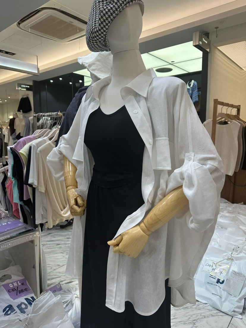 ONL直郵韓國代購㊣女裝新款25春夏熱賣時尚人氣休閑襯衫蕾絲衫ONL襯衫/蕾絲衫