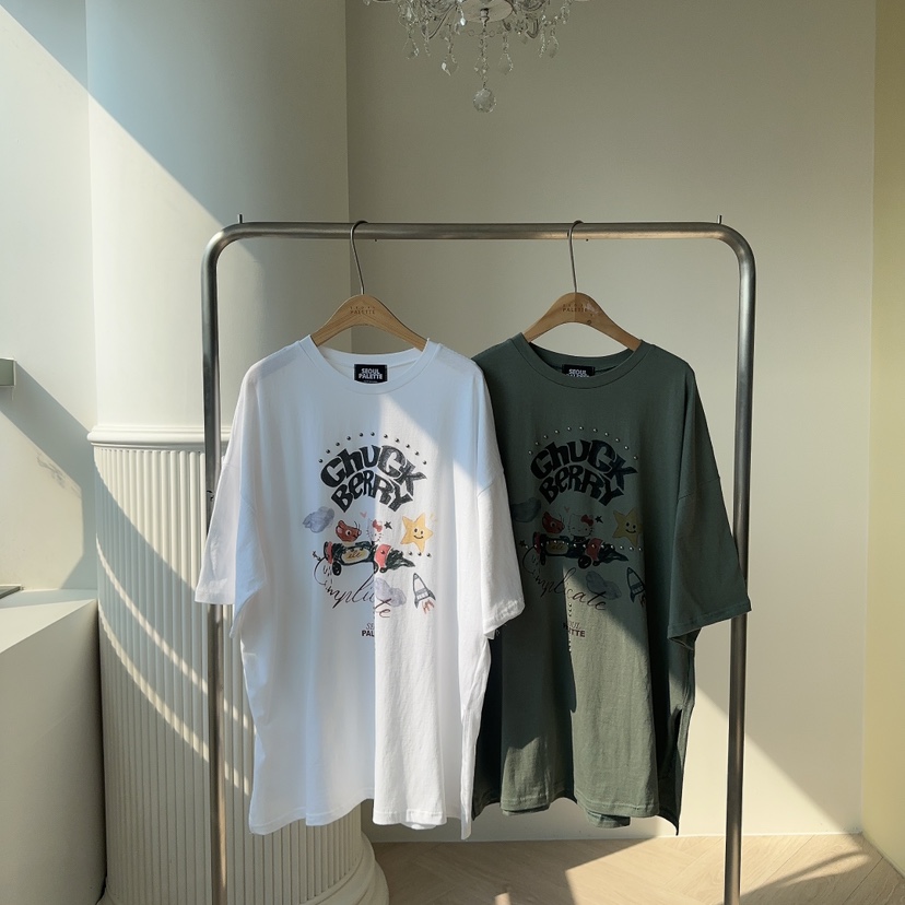 PALETTE-Q韓國㊣直郵東大門代購女裝新品25春夏人氣時尚T恤PALETTET恤