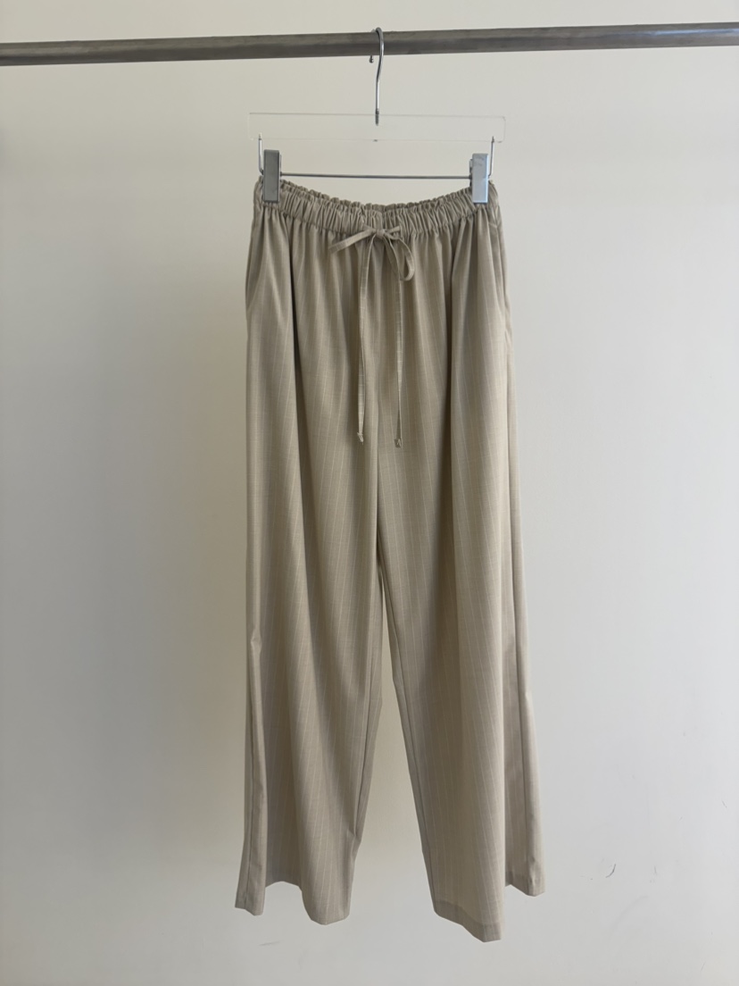 PLANTS ON GRAY韓國直郵㊣女裝新品推薦25春夏休閑褲條紋PLANTS ON GRAY休閑褲圖色3