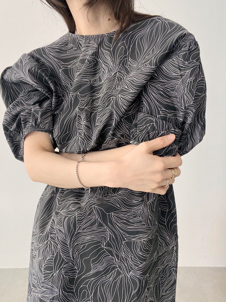 PLANTS ON GRAY韓國㊣直郵東大門代購女裝新款熱賣連衣裙PLANTS ON GRAY連衣裙