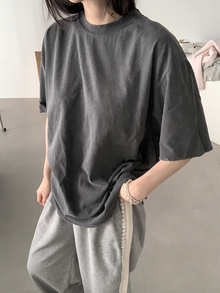 PLANTS ON GRAY韓國直郵㊣東大門實拍女裝新品時尚人氣T恤PLANTS ON GRAYT恤