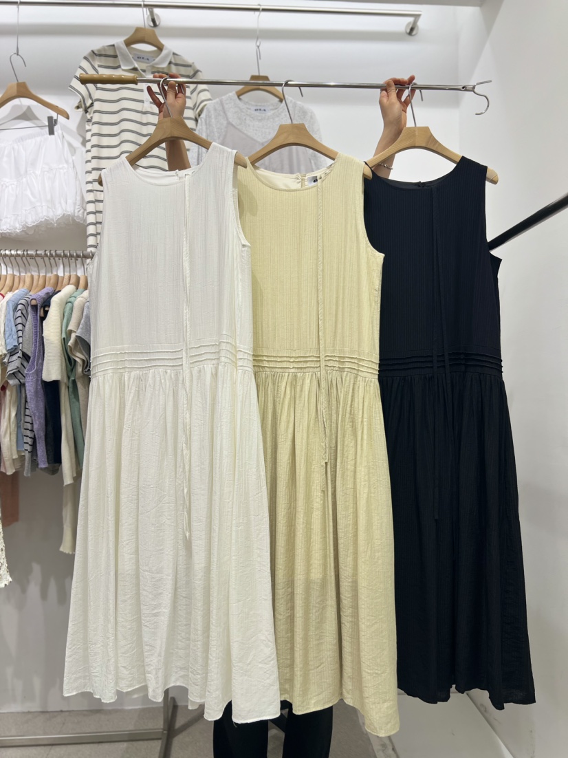 OLA韓國直郵㊣東大門實拍女裝新品25春夏熱賣人氣休閑連衣裙mellor/OLA連衣裙