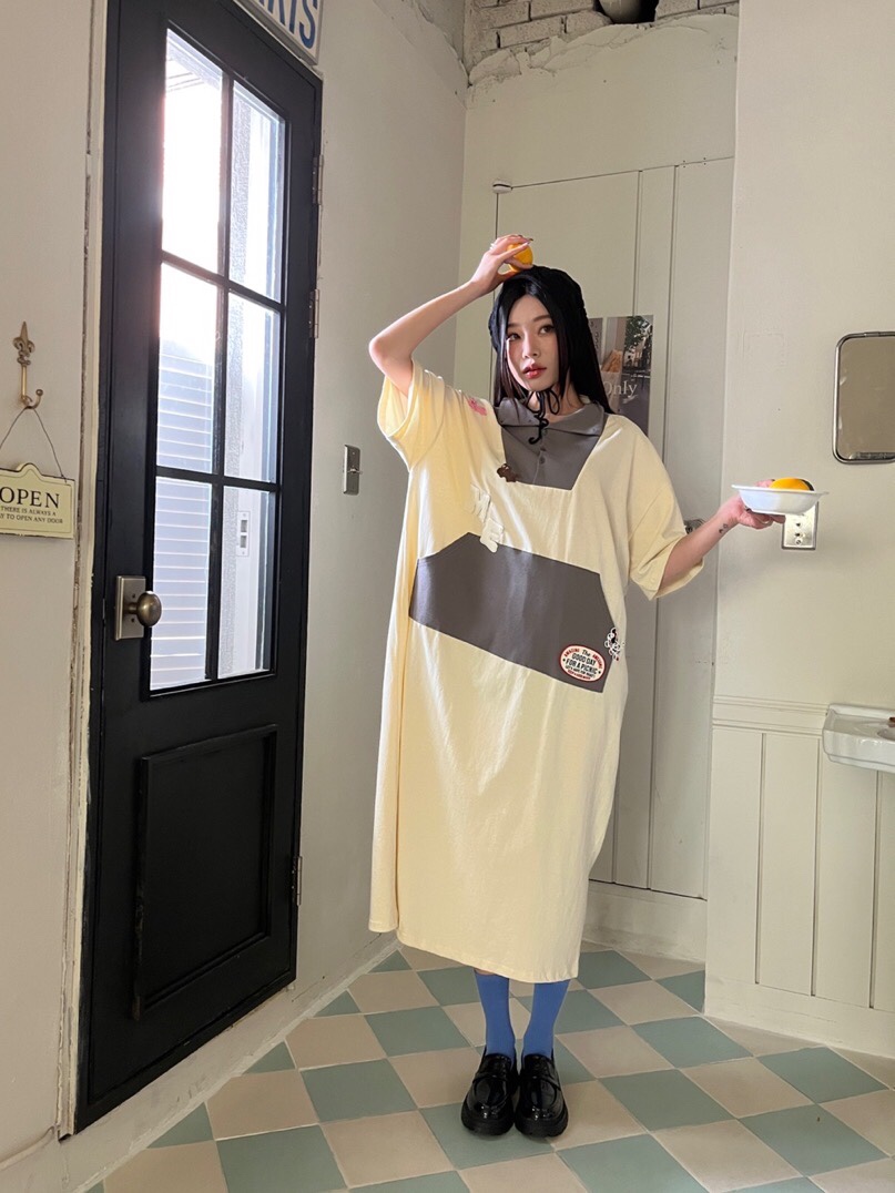 MAISONDEGLORY韓國㊣直郵東大門代購女裝新品人氣時尚連衣裙MAISON DE GLORY連衣裙圖色1