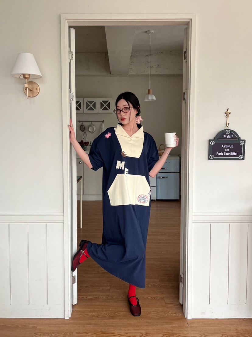 MAISONDEGLORY韓國㊣直郵東大門代購女裝新品人氣時尚連衣裙MAISON DE GLORY連衣裙圖色2