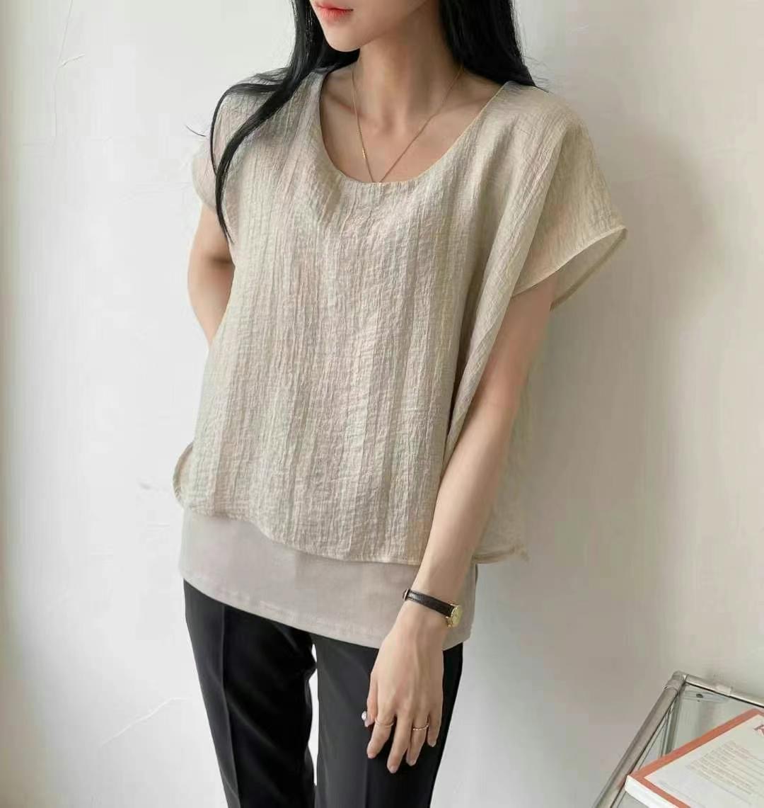 YAMI-야미-T韓國㊣直郵東大門代購女裝新品休閑襯衫蕾絲衫YAMI襯衫/蕾絲衫