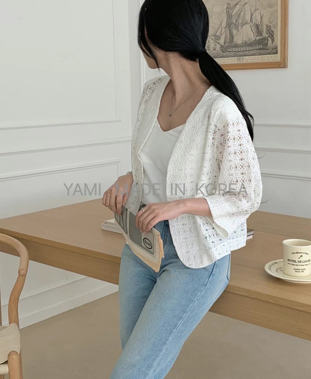 YAMI-야미-T韓國直郵㊣東大門實拍女裝新品熱賣人氣針織衫YAMI針織衫