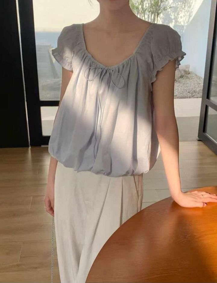 BOBBIE DOLL韓國直郵㊣東大門實拍女裝新款推薦襯衫蕾絲衫BOBBIE DOLL襯衫/蕾絲衫