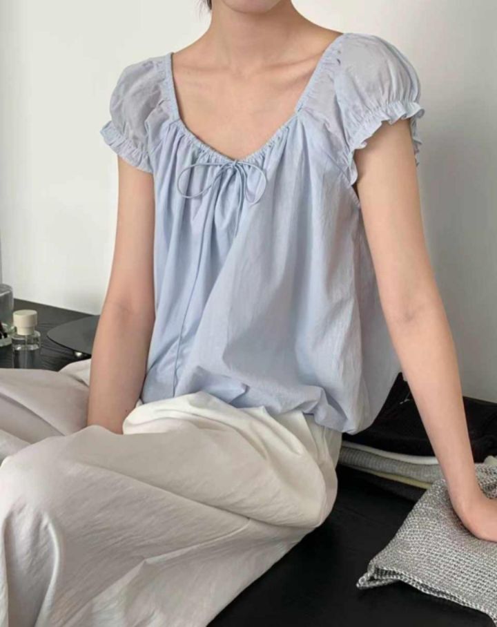 BOBBIE DOLL韓國直郵㊣東大門實拍女裝新款推薦襯衫蕾絲衫BOBBIE DOLL襯衫/蕾絲衫圖色3
