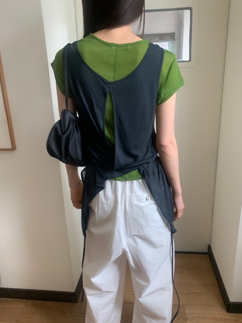 VAARA韓國直郵㊣女裝新品人氣休閑推薦時尚25春夏熱賣吊帶背心VAARA吊帶/背心