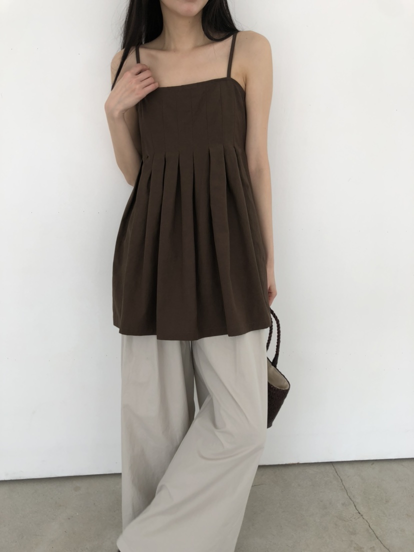 FOSET韓國㊣直郵東大門代購女裝新款推薦25春夏人氣吊帶背心FOSET吊帶/背心