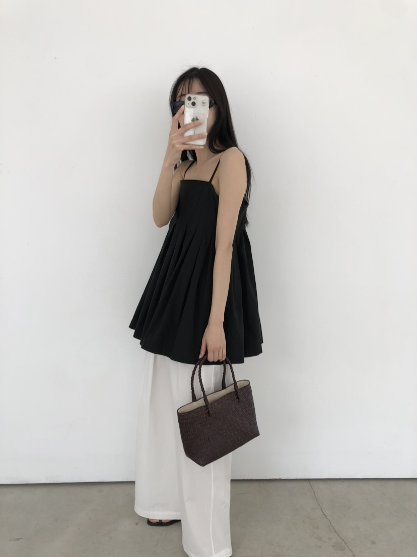 FOSET韓國㊣直郵東大門代購女裝新款推薦25春夏人氣吊帶背心FOSET吊帶/背心