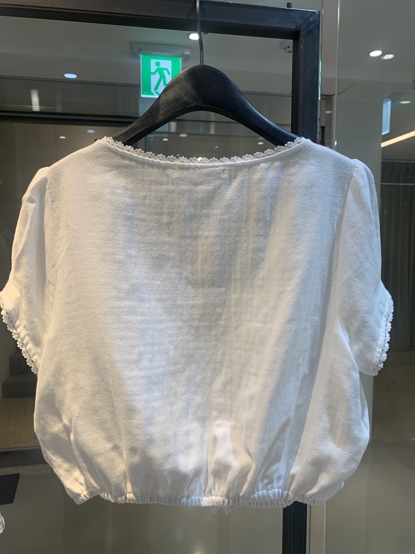 PLAT BASE韓國㊣直郵東大門代購女裝新品熱賣25春夏襯衫蕾絲衫PLAT BASE襯衫/蕾絲衫