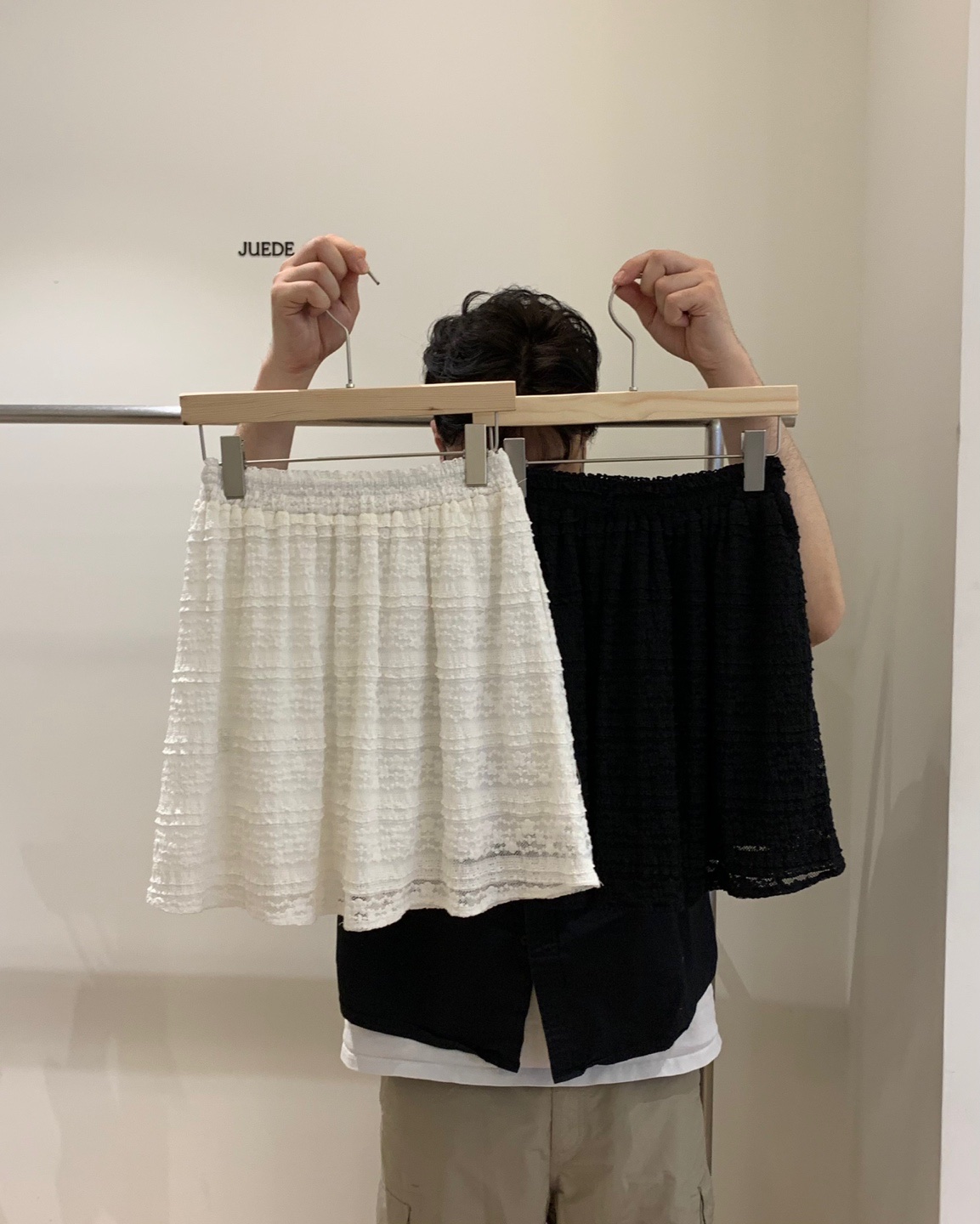 JUEDE(此品牌容易投訴)韓國直郵㊣女裝新款時尚25春夏短裙JUEDE短裙
