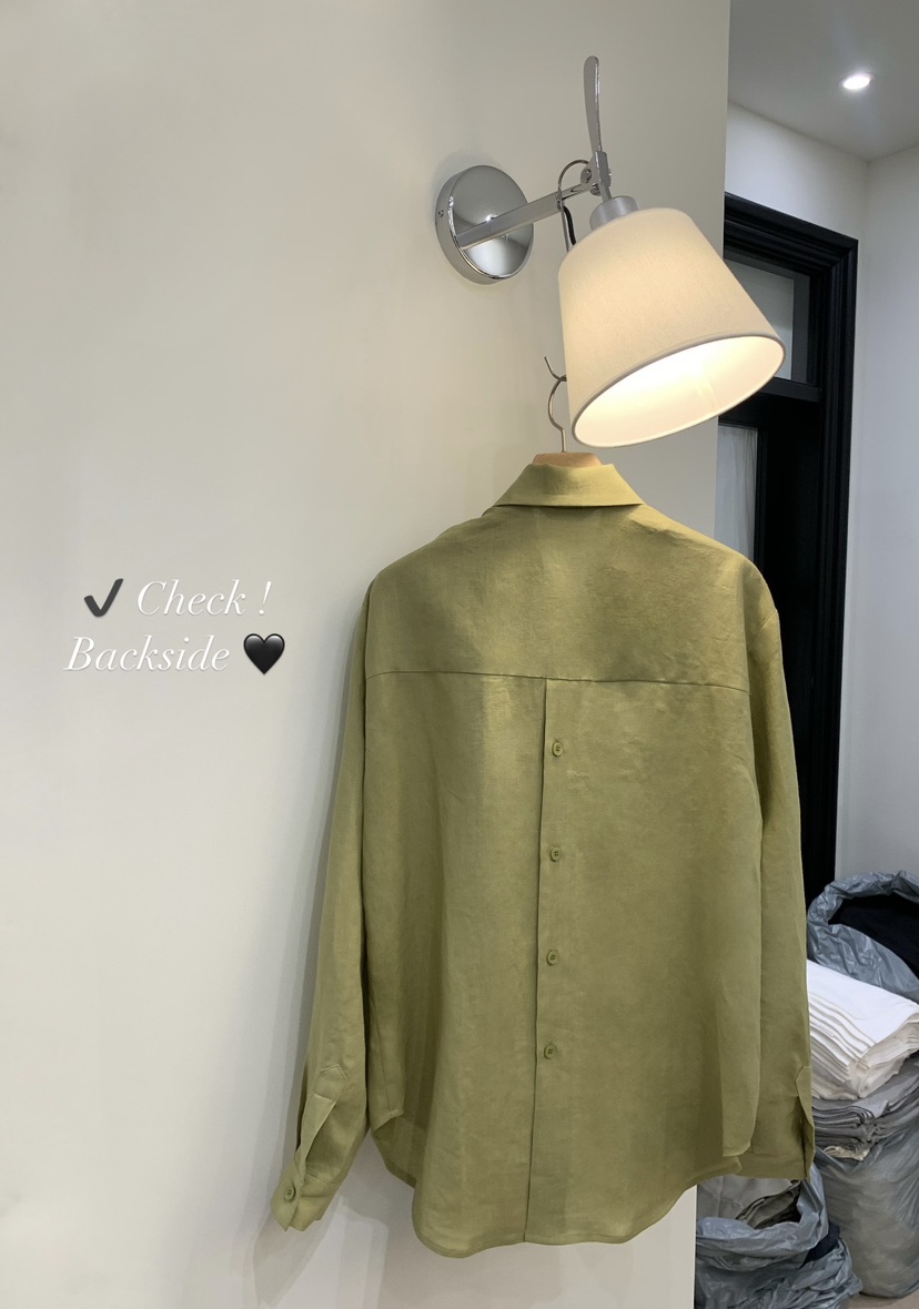 NOTTINGHAM韓國直郵㊣女裝新品熱賣時尚休閑襯衫蕾絲衫亞麻NOTTINGHAM襯衫/蕾絲衫