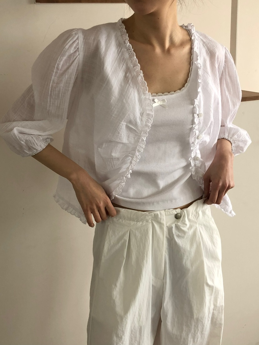 FOSET韓國直郵㊣女裝新款人氣熱賣推薦25春夏時尚襯衫蕾絲衫FOSET襯衫/蕾絲衫