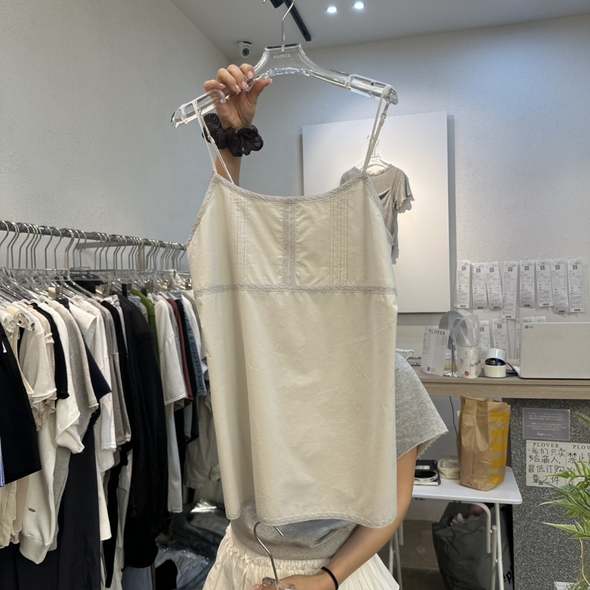 PLOVER直郵韓國代購㊣女裝新品人氣推薦25春夏熱賣吊帶背心PLO_VER吊帶/背心圖色2