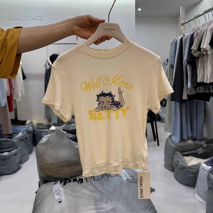 VISUAL SPACE韓國直郵㊣東大門實拍女裝新品熱賣推薦時尚T恤VISUAL SPACET恤