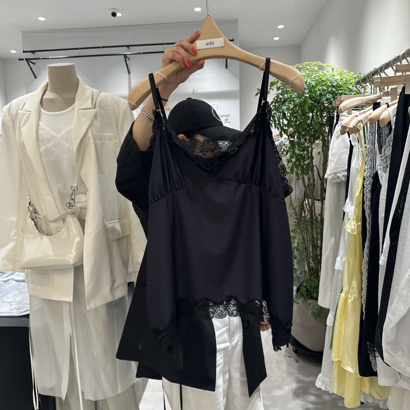 AYCE韓國直郵㊣東大門實拍女裝新款推薦25春夏時尚吊帶背心101SHOWROOM/AYCE吊帶/背心圖色2