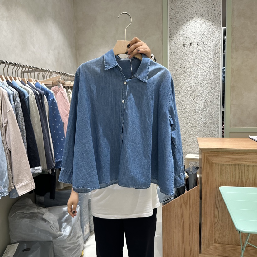 DELI JENNY直郵韓國代購㊣女裝新品熱賣休閑推薦襯衫蕾絲衫DELI JENNY襯衫/蕾絲衫圖色1