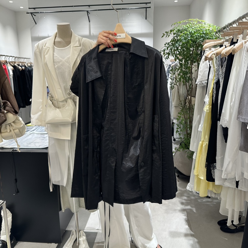 AYCE韓國㊣直郵東大門代購女裝新品25春夏熱賣時尚夾克透視101SHOWROOM/AYCE夾克圖色2