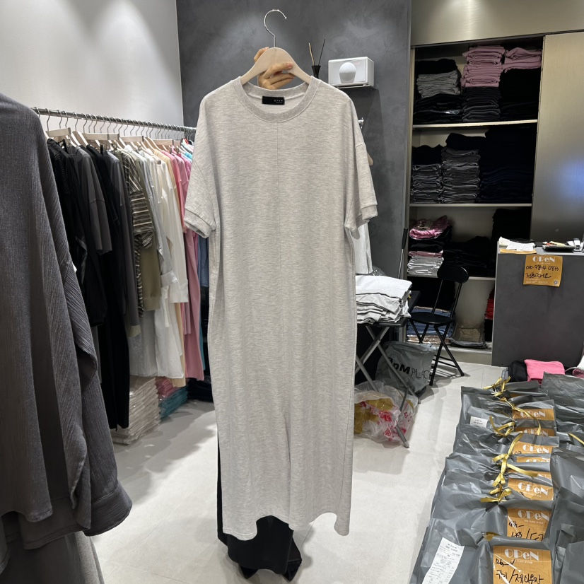OPEN韓國直郵㊣東大門實拍女裝新品休閑人氣推薦時尚連衣裙OPEN連衣裙圖色2